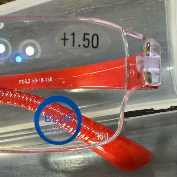 ZREADERS +1.50 w/Anti-Glare-
Blue Blocking Lenses - Picture 3 of 6